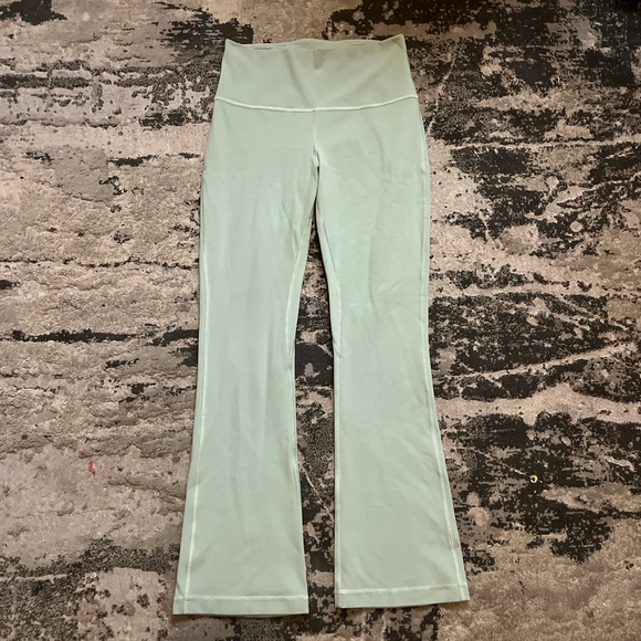lululemon athletica Pants - Mint Green lulu Flared Leggings